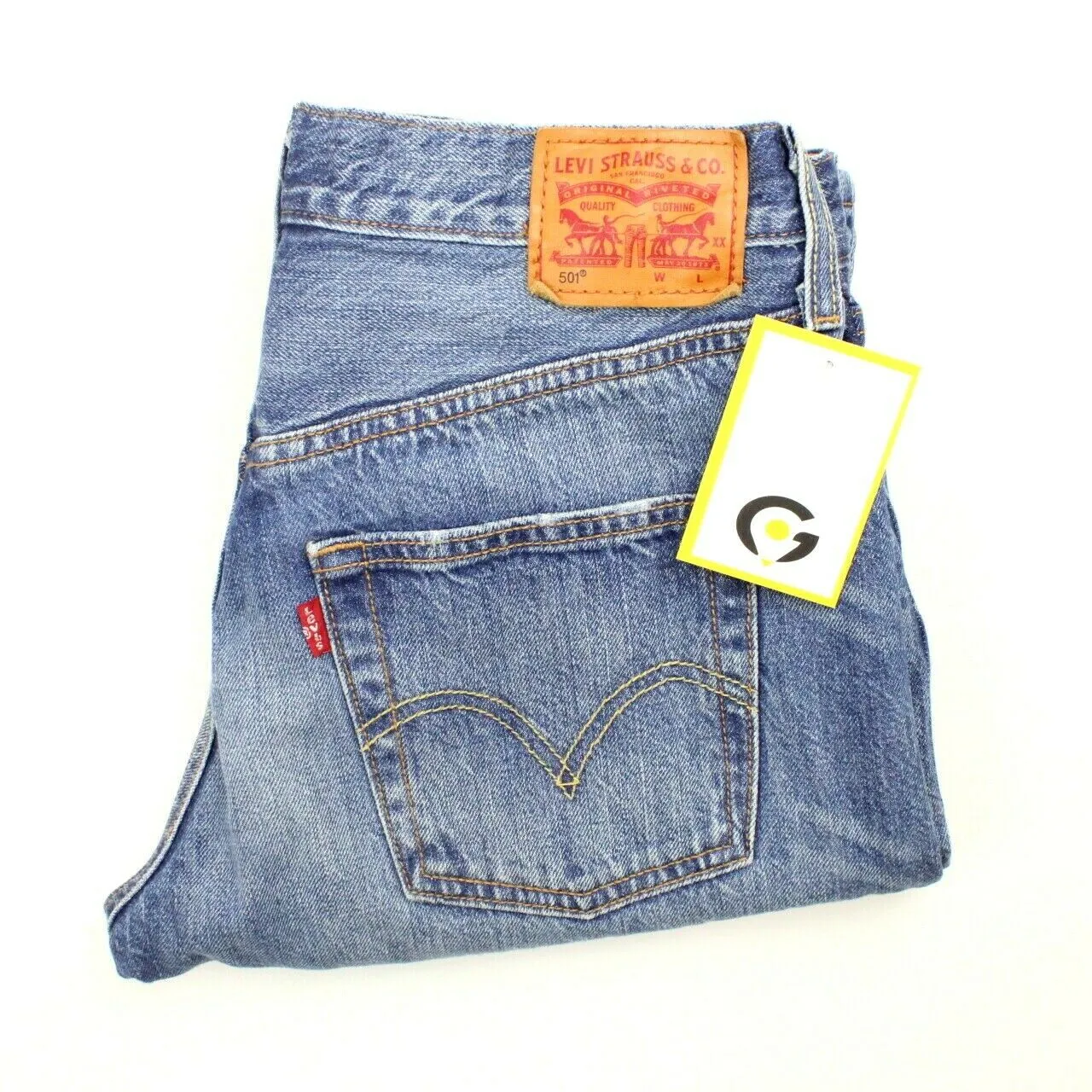 Womens LEVIS 501 Jeans Mid Blue | W31 L32