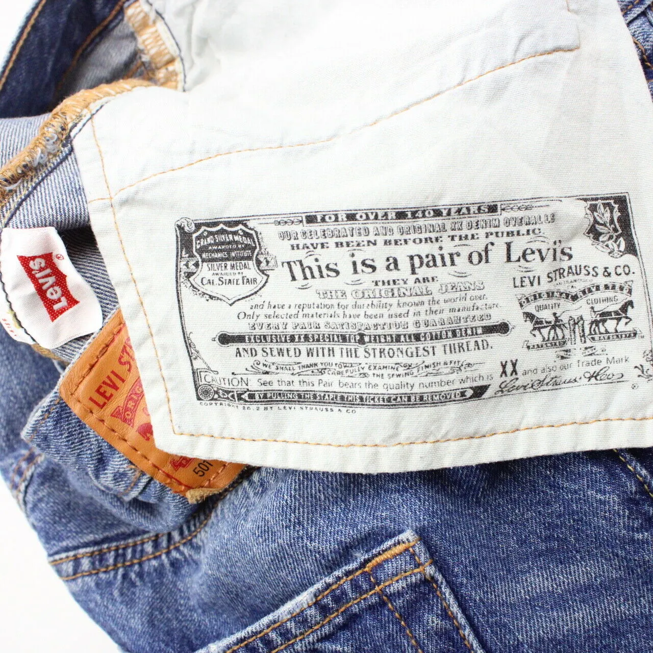 Womens LEVIS 501 Jeans Mid Blue | W31 L32