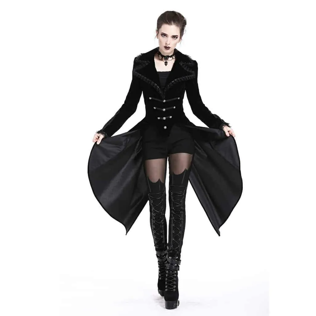 Women's Vintage Goth Tail Coat