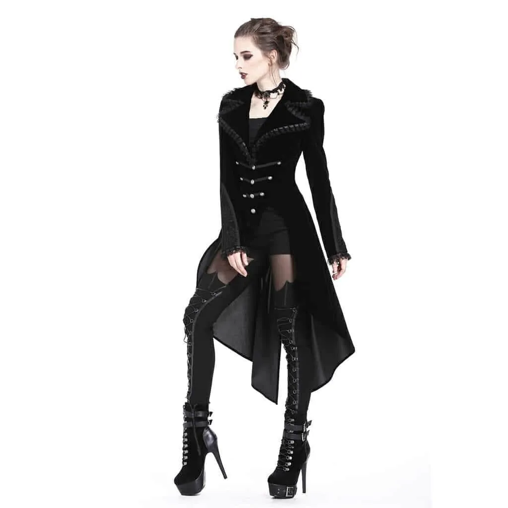 Women's Vintage Goth Tail Coat