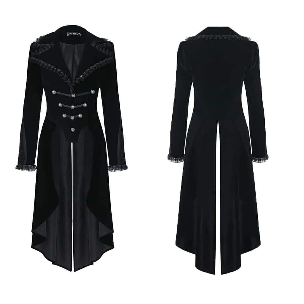 Women's Vintage Goth Tail Coat