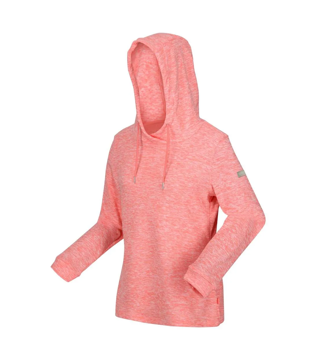 Womens/ladies azaelia marl lightweight hoodie shell pink Regatta