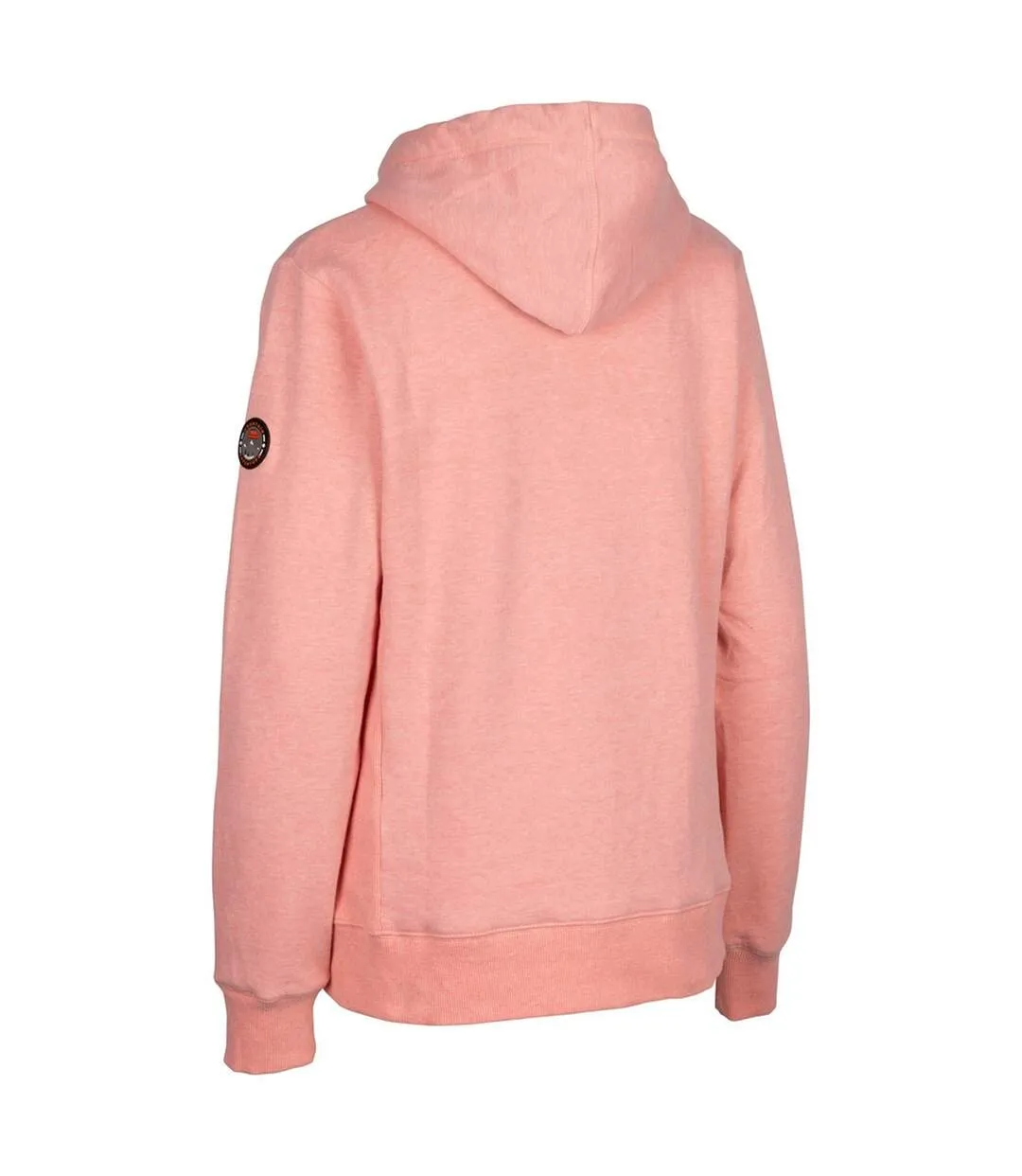 Womens/ladies erie marl hoodie pink shell Trespass