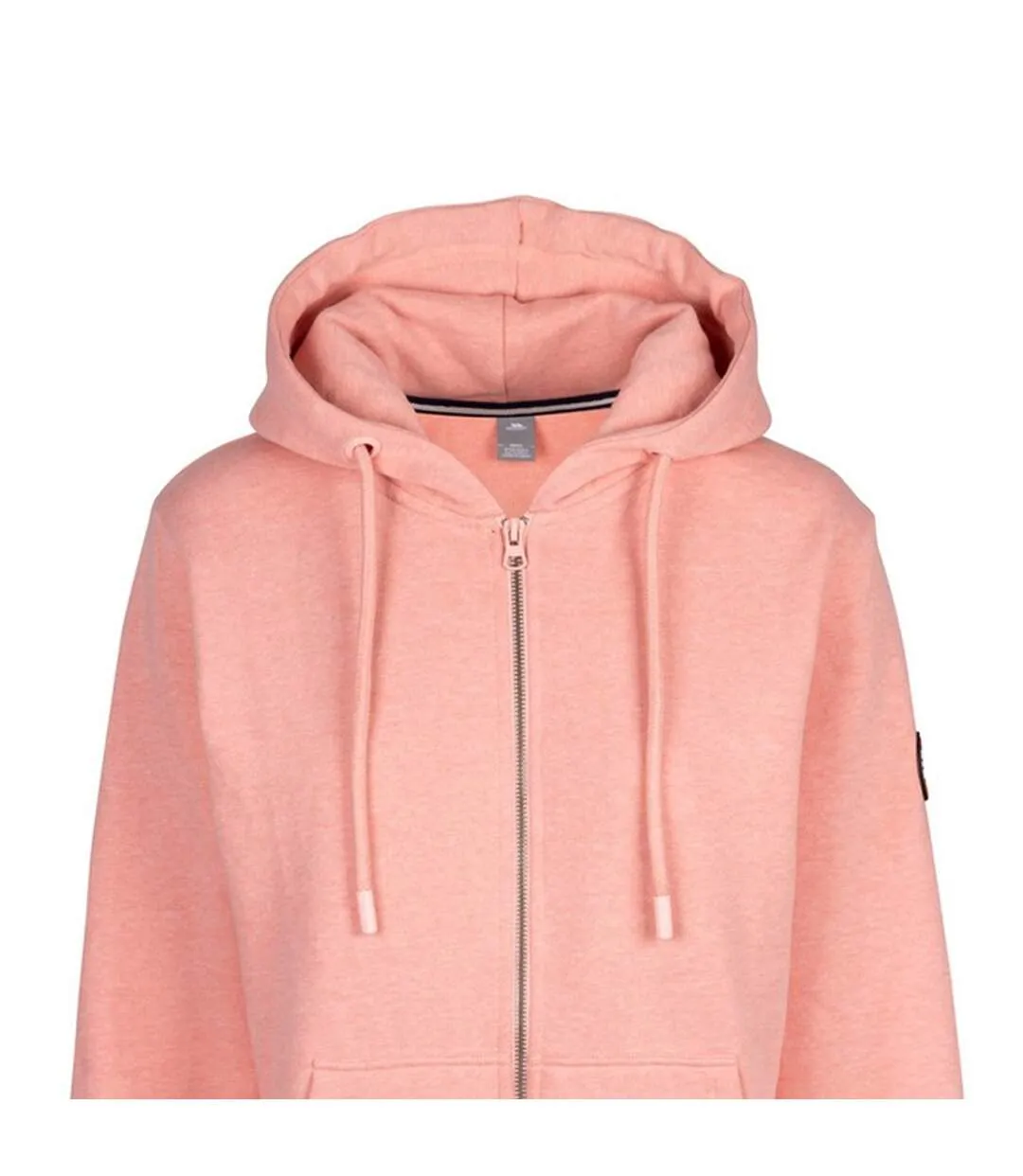 Womens/ladies erie marl hoodie pink shell Trespass