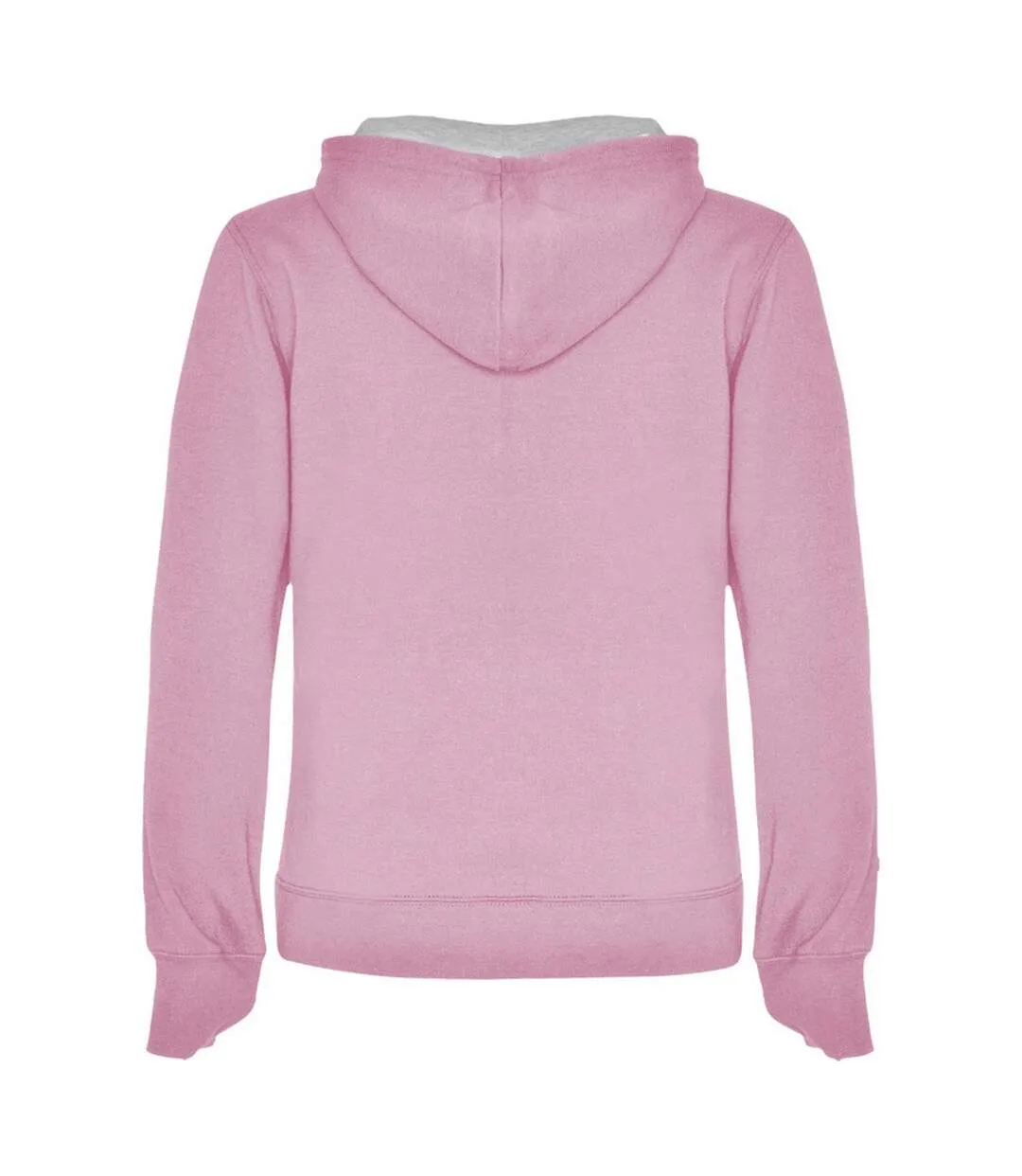 Womens/ladies urban hoodie light pink/grey marl Roly