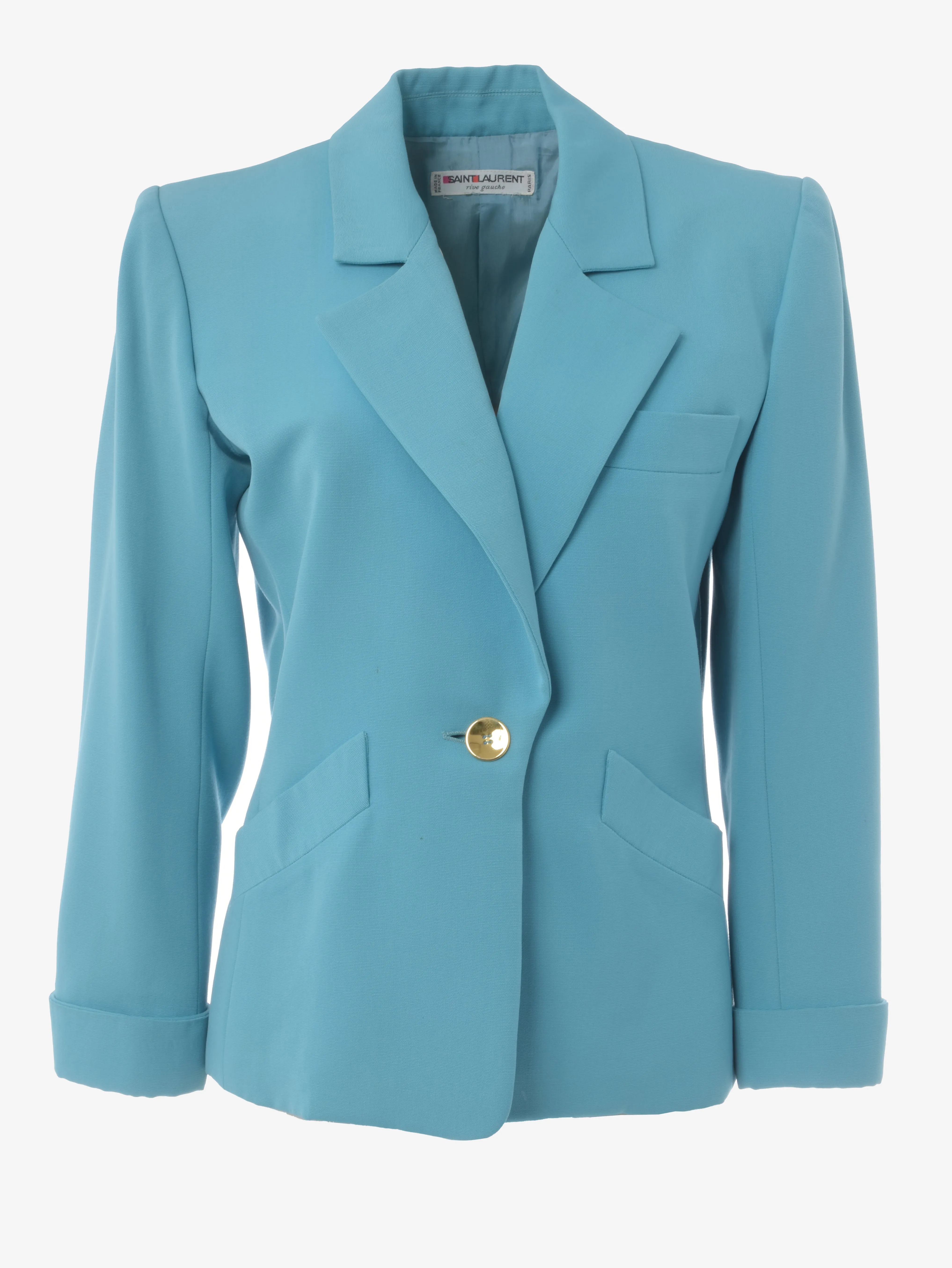 Yves Saint Laurent Tourquoise Blazer - '80s