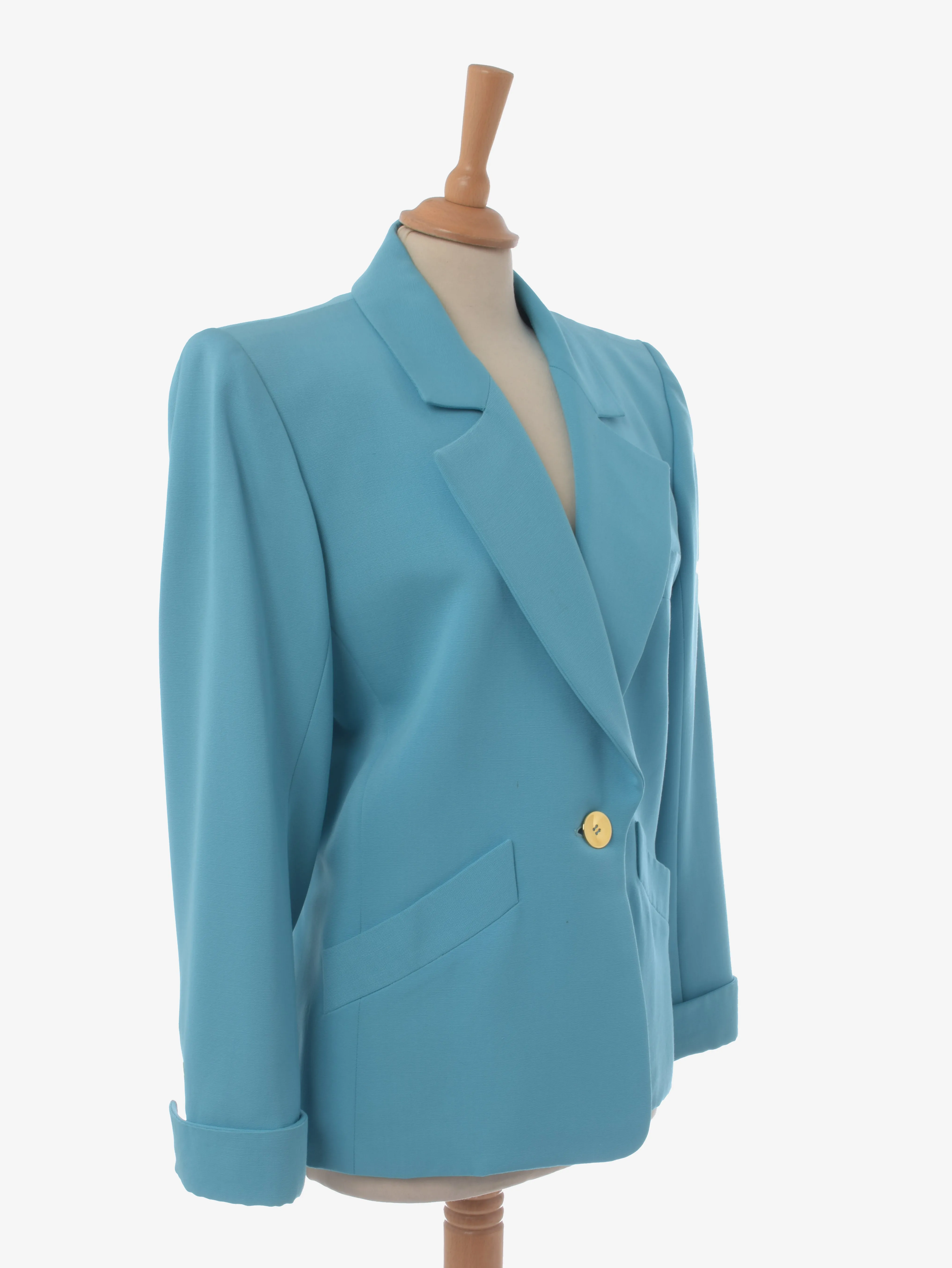 Yves Saint Laurent Tourquoise Blazer - '80s