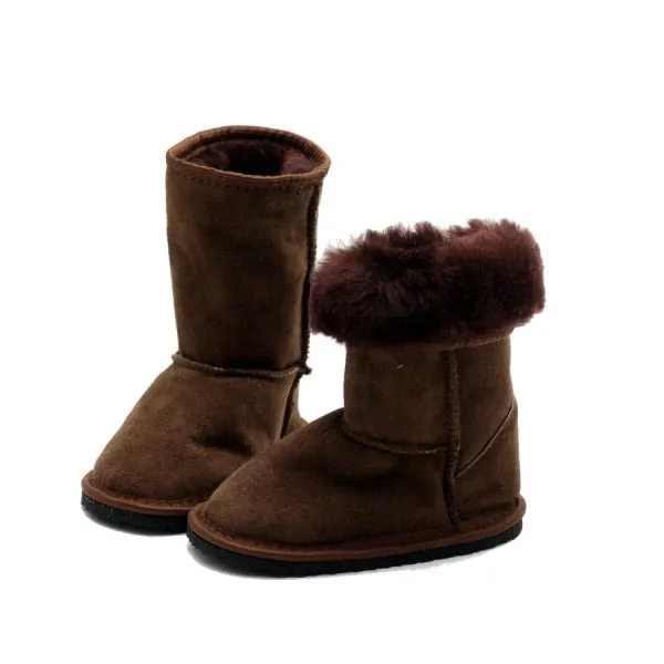 Zeazoo Dingo Kids Sheepskin Barefoot Boot