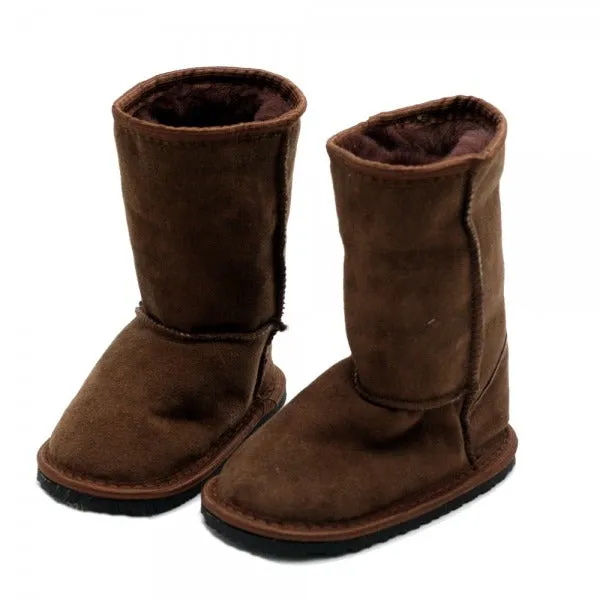 Zeazoo Dingo Kids Sheepskin Barefoot Boot